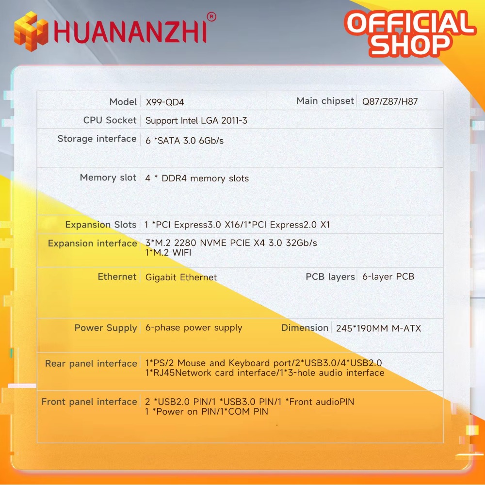 Scheda Madre HUANANZHI X99 QD4 - E5 2696 V3 recensione e prezzo